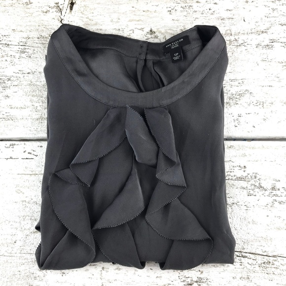 Ann Taylor Tops - Ann Taylor ~ Ruffled Blouse ~ Silk